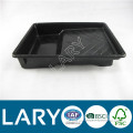 (7529)High quality convenient-use black large plastic trays